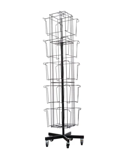 Ekspozytor metalowy obrotowy na kalendarze 20 półek