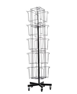 Ekspozytor metalowy obrotowy na kalendarze 20 półek