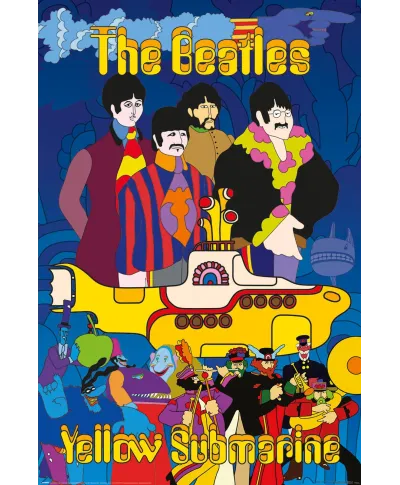 The Beatles Yellow Submarine - plakat