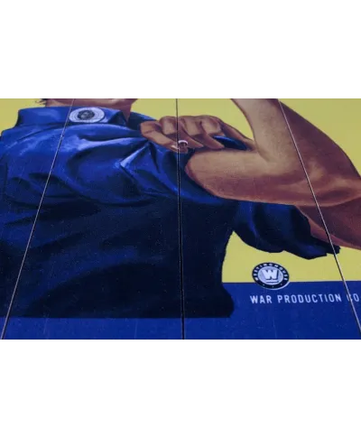 Obraz na drewnie - Rosie The Riveter