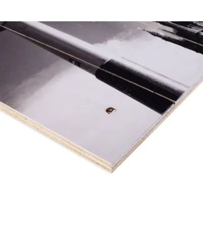 London Underground Sign & Big Ben - obraz na drewnie