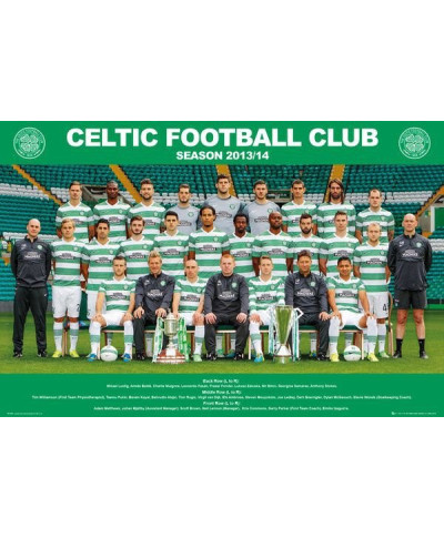 Celtic zdjęcie drużynowe 13/14 - plakat