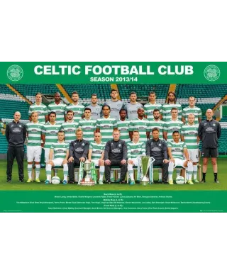 Celtic zdjęcie drużynowe 13/14 - plakat