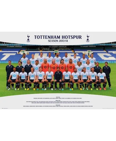 Tottenham Hotspur zdjęcie drużynowe 13/14 - plakat