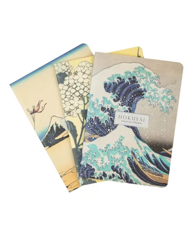 The Great Wave Of Kanagawa Hokusai - 3 zeszyty A6