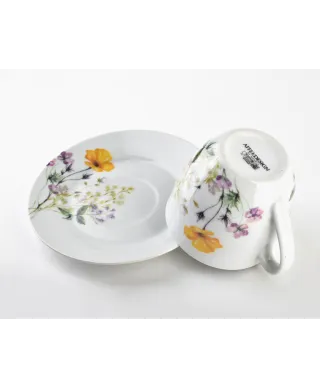 JOY Komplet 6 filiżanek ze spodkiem 250ml