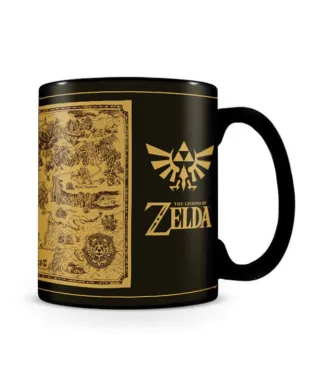 The Legend Of Zelda Map - magiczny kubek