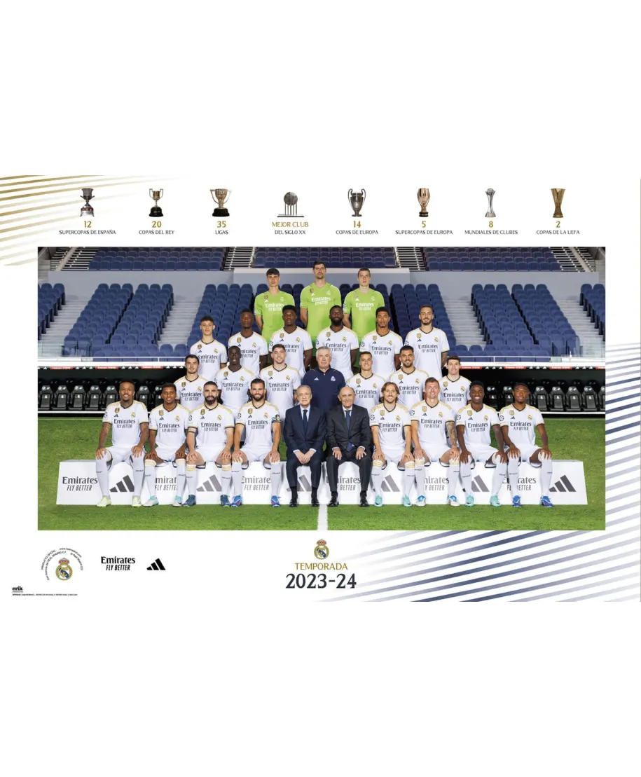 Real Madrid 2023/2024 - plakat