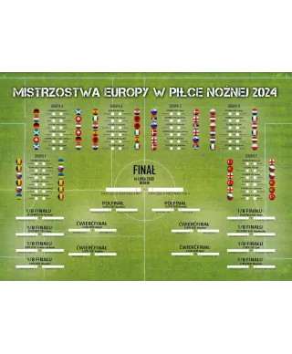 Euro 2024 Terminarz Rozgrywek - plakat