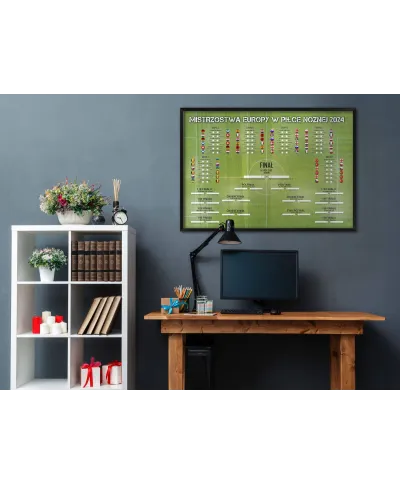 Euro 2024 Terminarz Rozgrywek - plakat