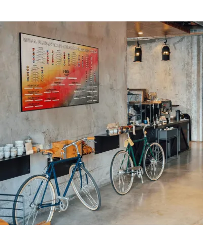 Tabela Mistrzostw Europy w Piłce Nożnej 2024 - plakat w wersji angielskiej