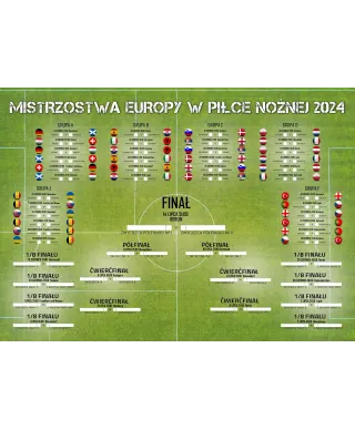 Euro 2024 Terminarz Rozgrywek - plakat