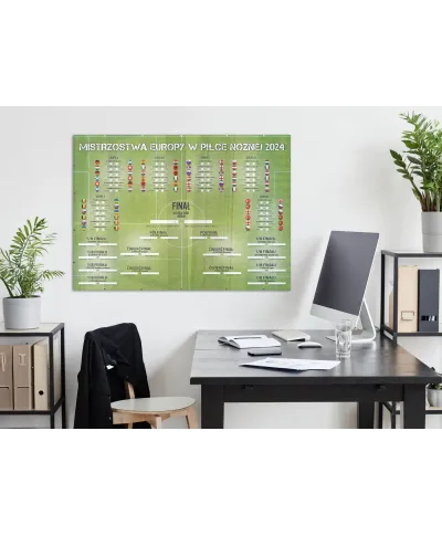 Euro 2024 Terminarz Rozgrywek - plakat