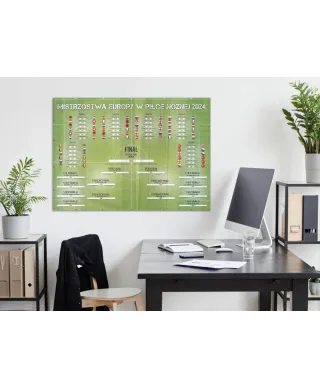 Euro 2024 Terminarz Rozgrywek - plakat