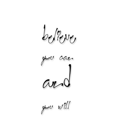 Believe you can and you will - plakat