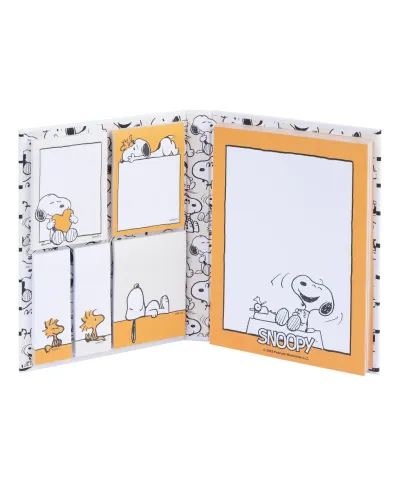 Snoopy Lazy Days - notatnik samoprzylepny
