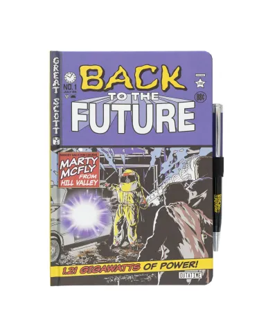 Back To The Future - notes A5 z długopisem