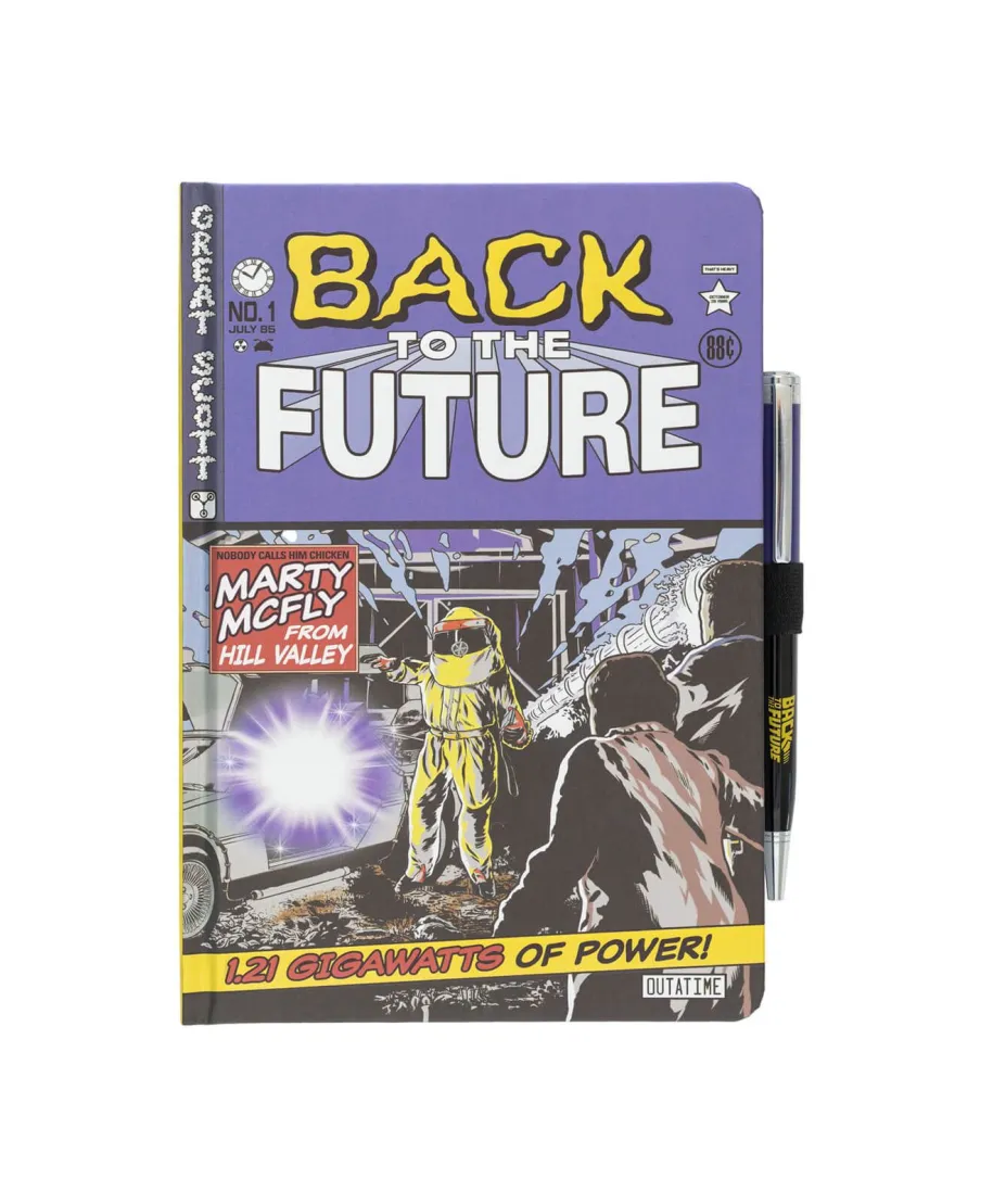 Back To The Future - notes A5 z długopisem