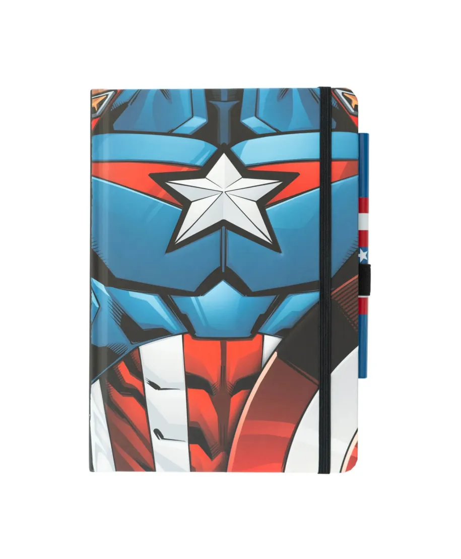 Marvel Capitan America - notes A5 z długopisem