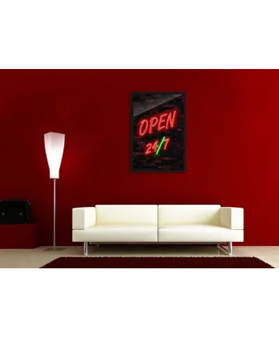 Open 24/7 - plakat
