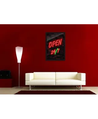 Open 24/7 - plakat