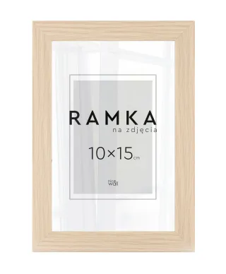 Ramka na zdjęcia 10x15 cm z podpórką Buk