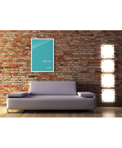 Half a truth - plakat