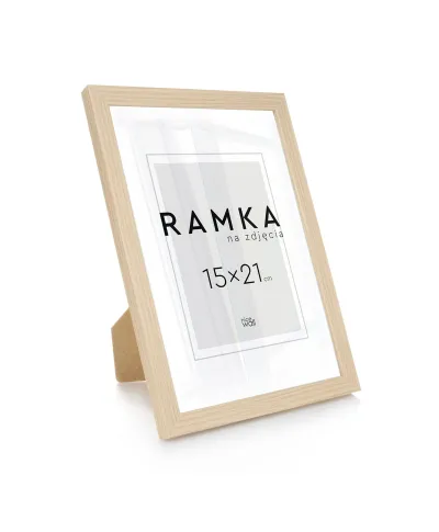 Ramka na zdjęcia 15x21 cm z podpórką Buk