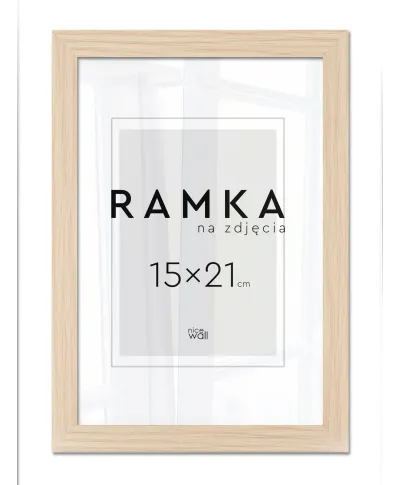 Ramka na zdjęcia 15x21 cm z podpórką Buk