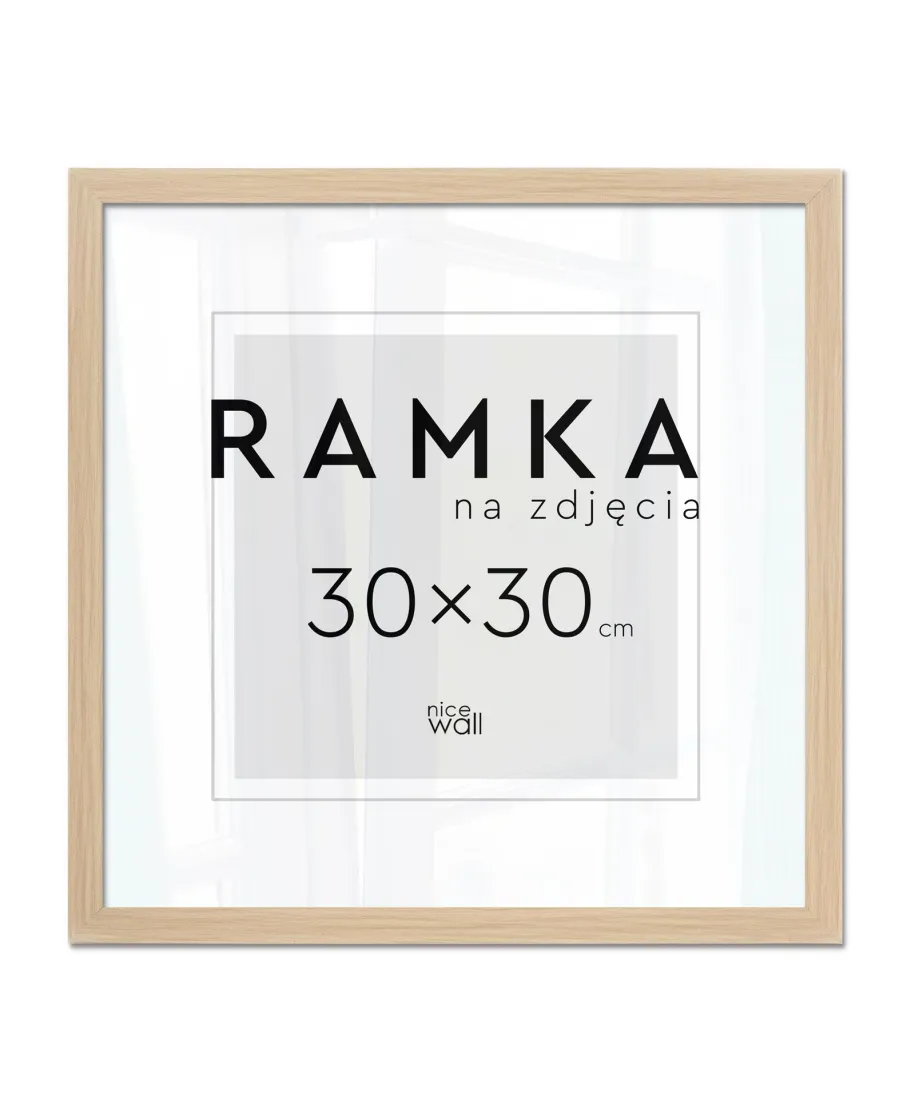 Ramka na zdjęcia 30x30 cm Buk