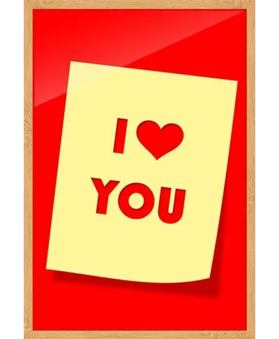 I love you - plakat