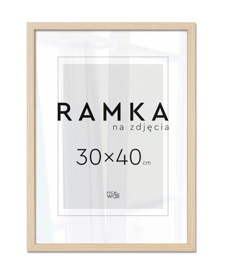 Ramka na zdjęcia 30x40 cm Buk