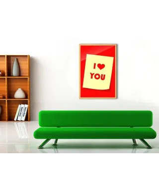 I love you - plakat