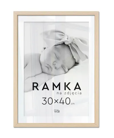 Ramka na zdjęcia 30x40 cm Buk