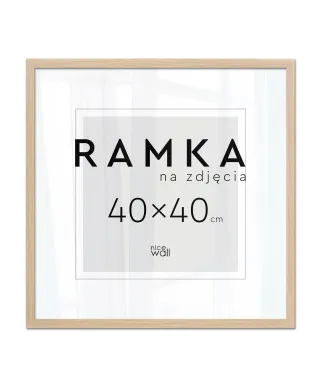 Ramka na zdjęcia 40x40 cm Buk