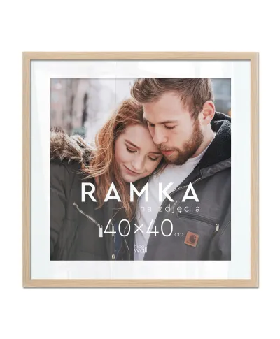 Ramka na zdjęcia 40x40 cm Buk