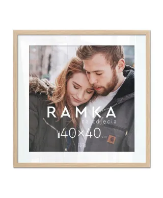 Ramka na zdjęcia 40x40 cm Buk