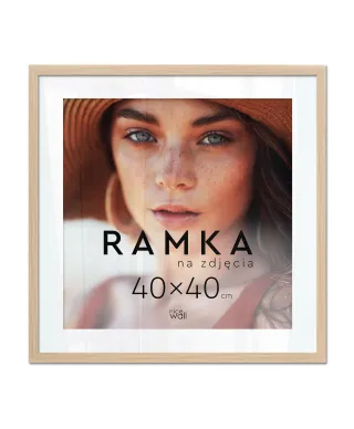 Ramka na zdjęcia 40x40 cm Buk