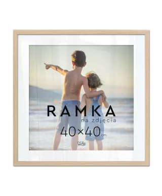 Ramka na zdjęcia 40x40 cm Buk