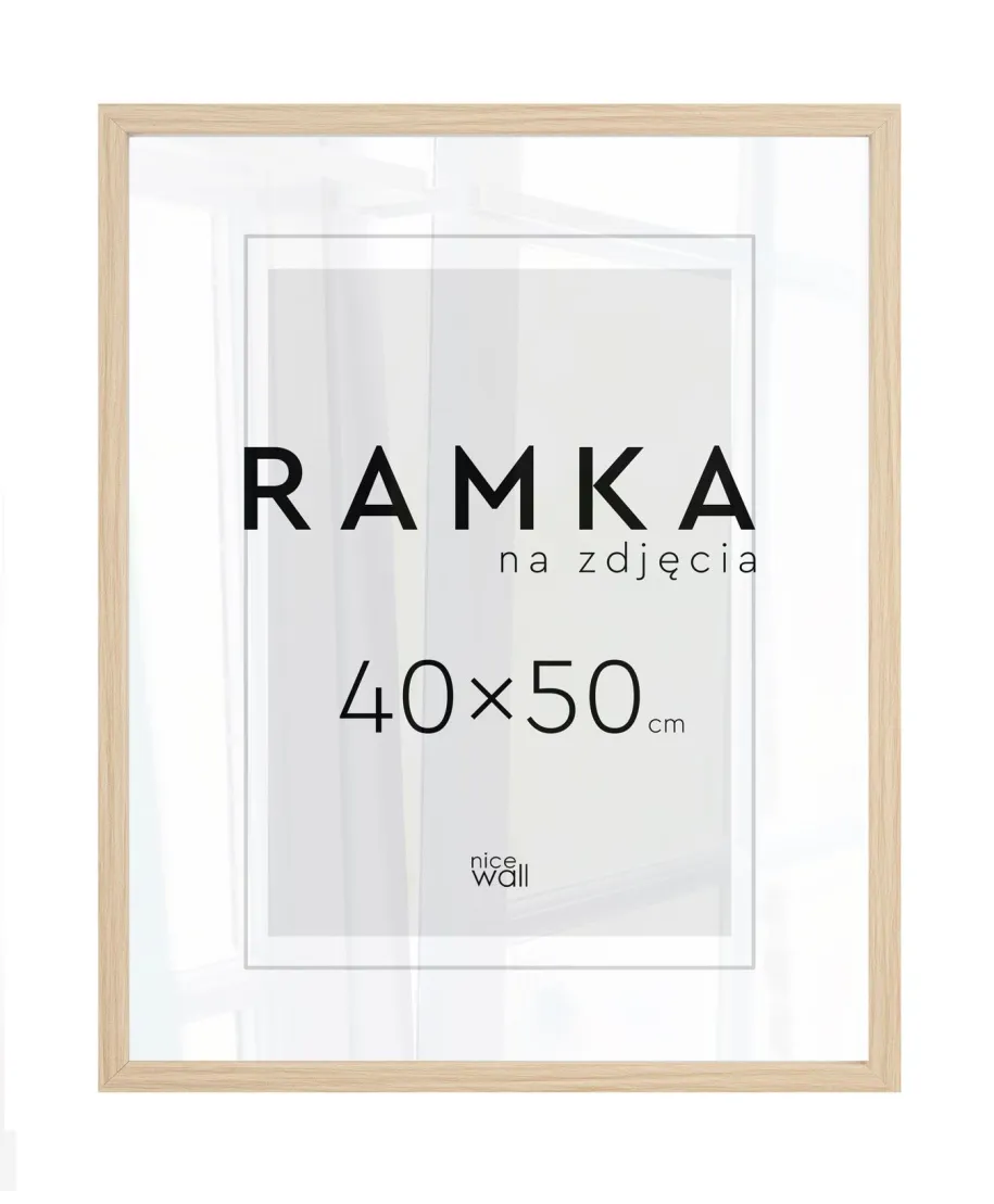 Ramka na zdjęcia 40x50 cm Buk