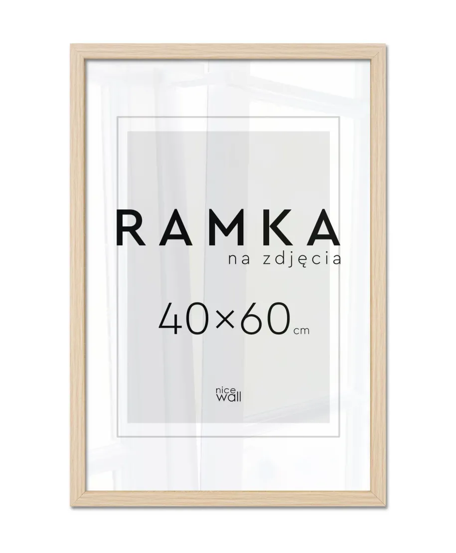 Ramka na zdjęcia 40x60 cm Buk