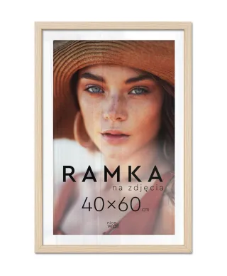 Ramka na zdjęcia 40x60 cm Buk