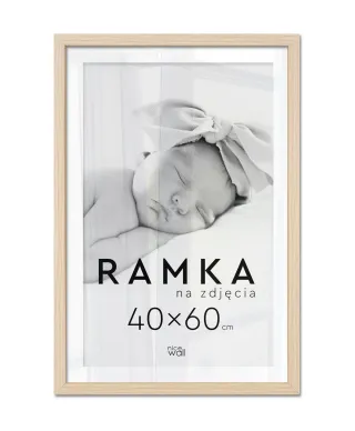 Ramka na zdjęcia 40x60 cm Buk