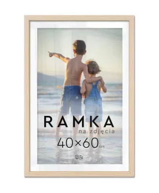Ramka na zdjęcia 40x60 cm Buk