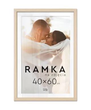 Ramka na zdjęcia 40x60 cm Buk
