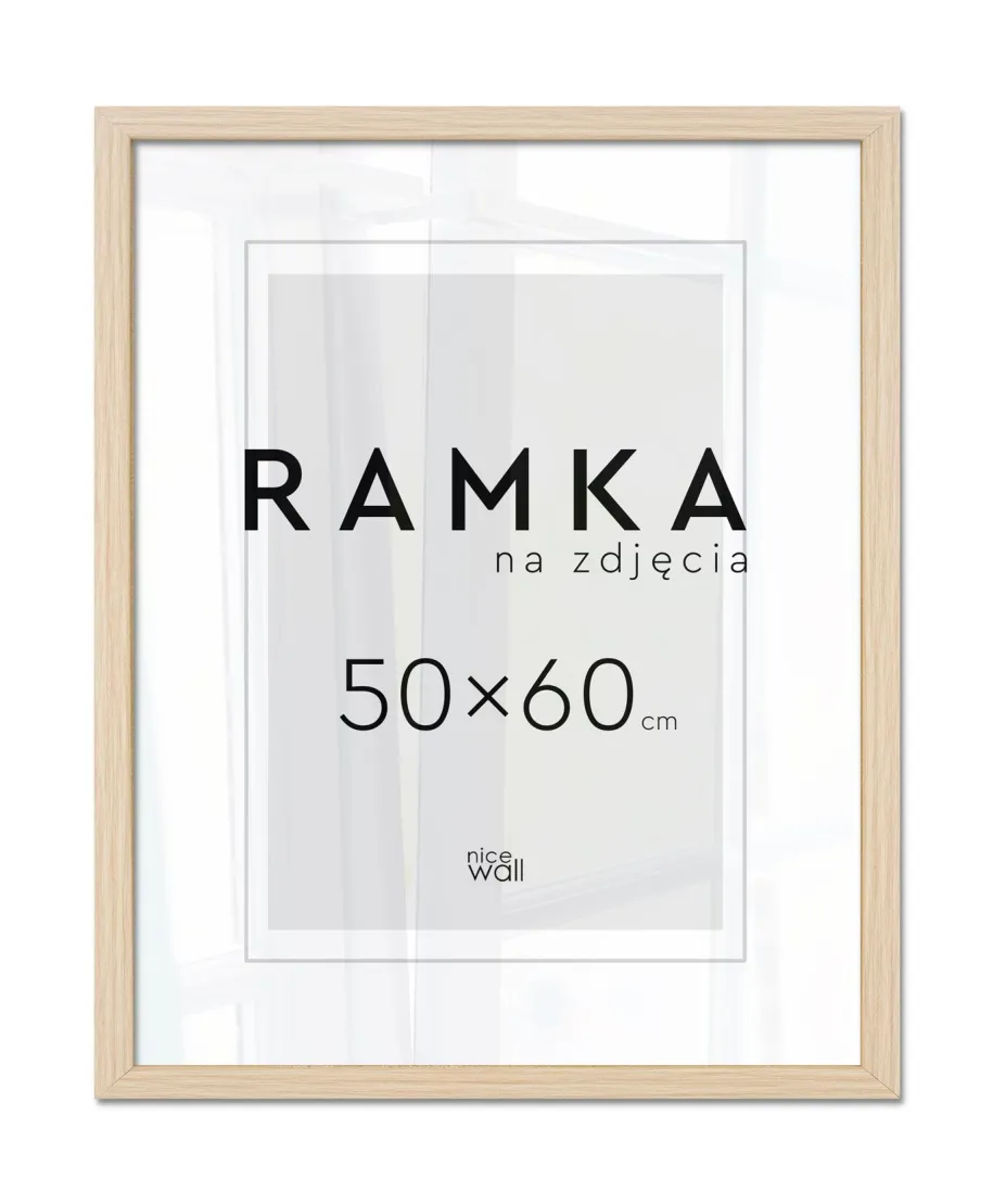 Ramka na zdjęcia 50x60 cm Buk