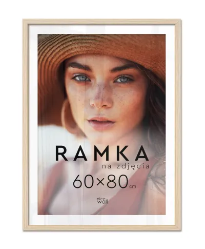 Ramka na zdjęcia 60x80 cm Buk