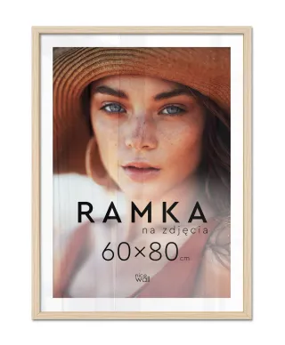 Ramka na zdjęcia 60x80 cm Buk