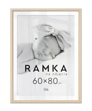 Ramka na zdjęcia 60x80 cm Buk