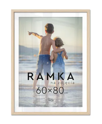 Ramka na zdjęcia 60x80 cm Buk